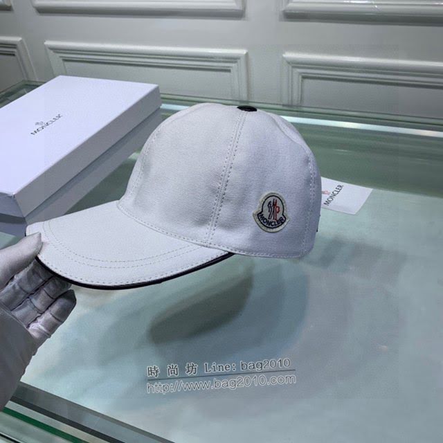 Moncler男女同款帽子 蒙口經典黑白鴨舌帽棒球帽  mm1741